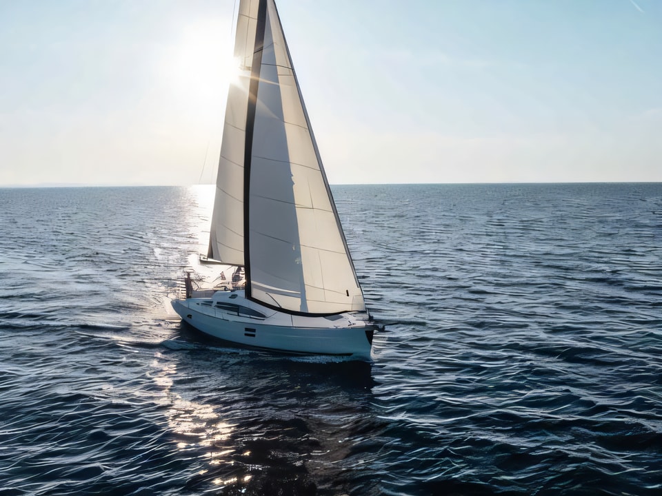 Exterior overview of Elan 40.1 sail boat for charter from Split ACI Marina in the Split sailing area Croatia