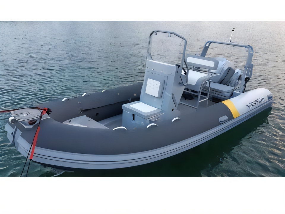 Exterior overview of Highfield OM 540 motor boat for charter from Pirovac in the Sibenik sailing area Croatia