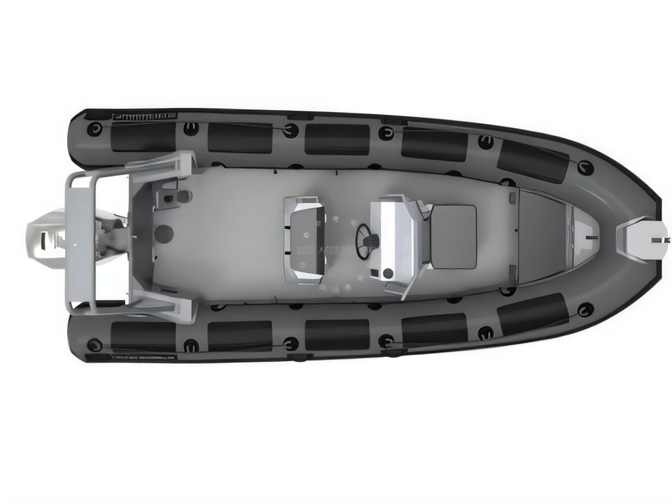 Layout of Highfield OM 540 motor boat with 0 cabins Croatia yacht charter