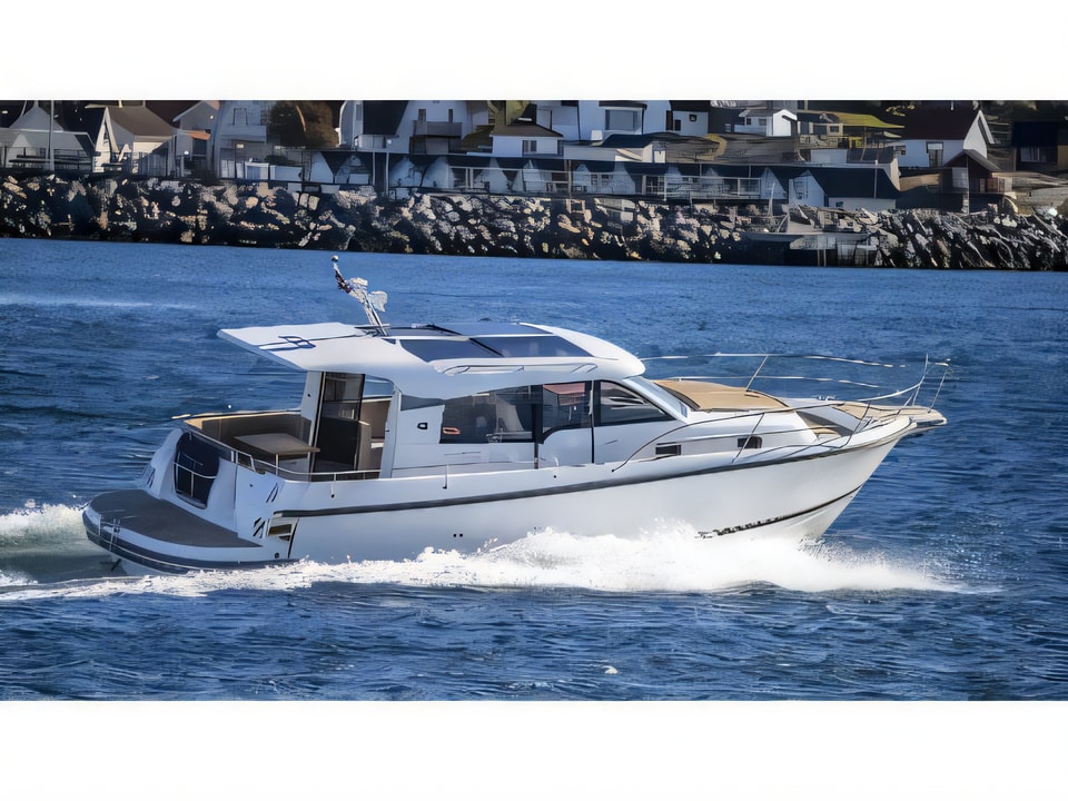 Nimbus 365 Coupe motor boat for charter from Pirovac / Marina Pirovac Sibenik sailing area Croatia