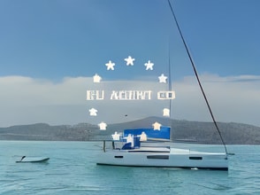 Exterior overview of Sunsail 44 SO sail boat for charter from Dubrovnik ACI Marina in the Dubrovnik sailing area Croatia