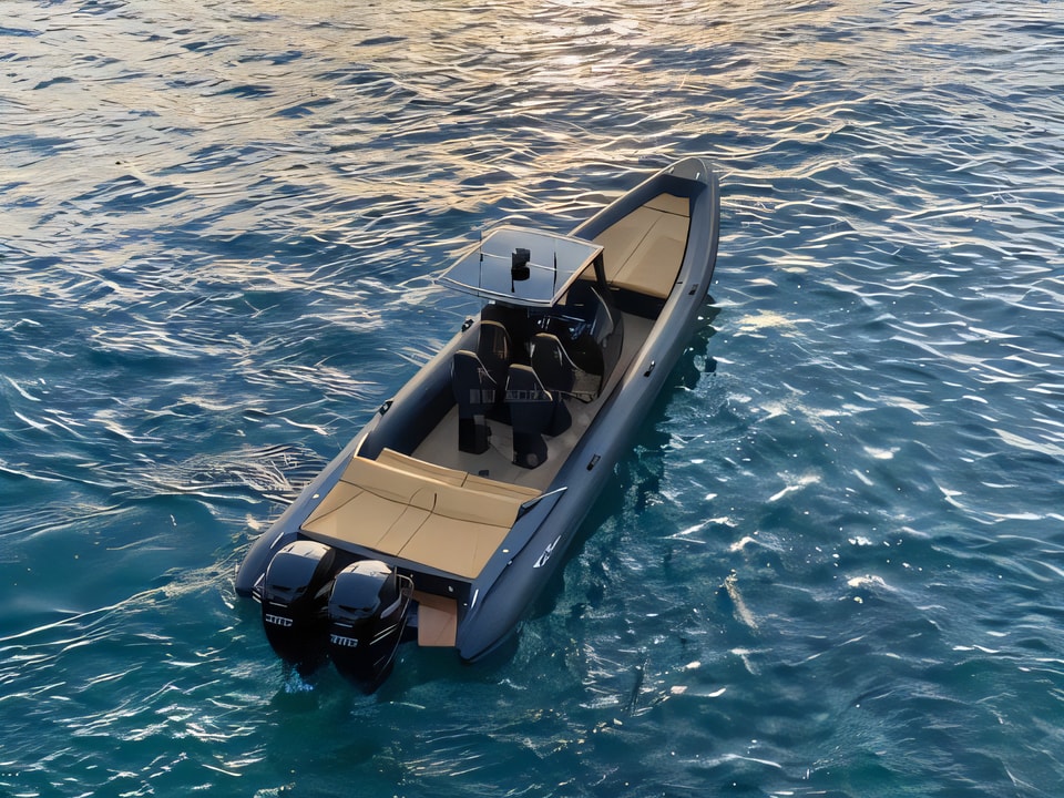 Layout of Seafarer 33 motor boat with 1 cabins Croatia yacht charter
