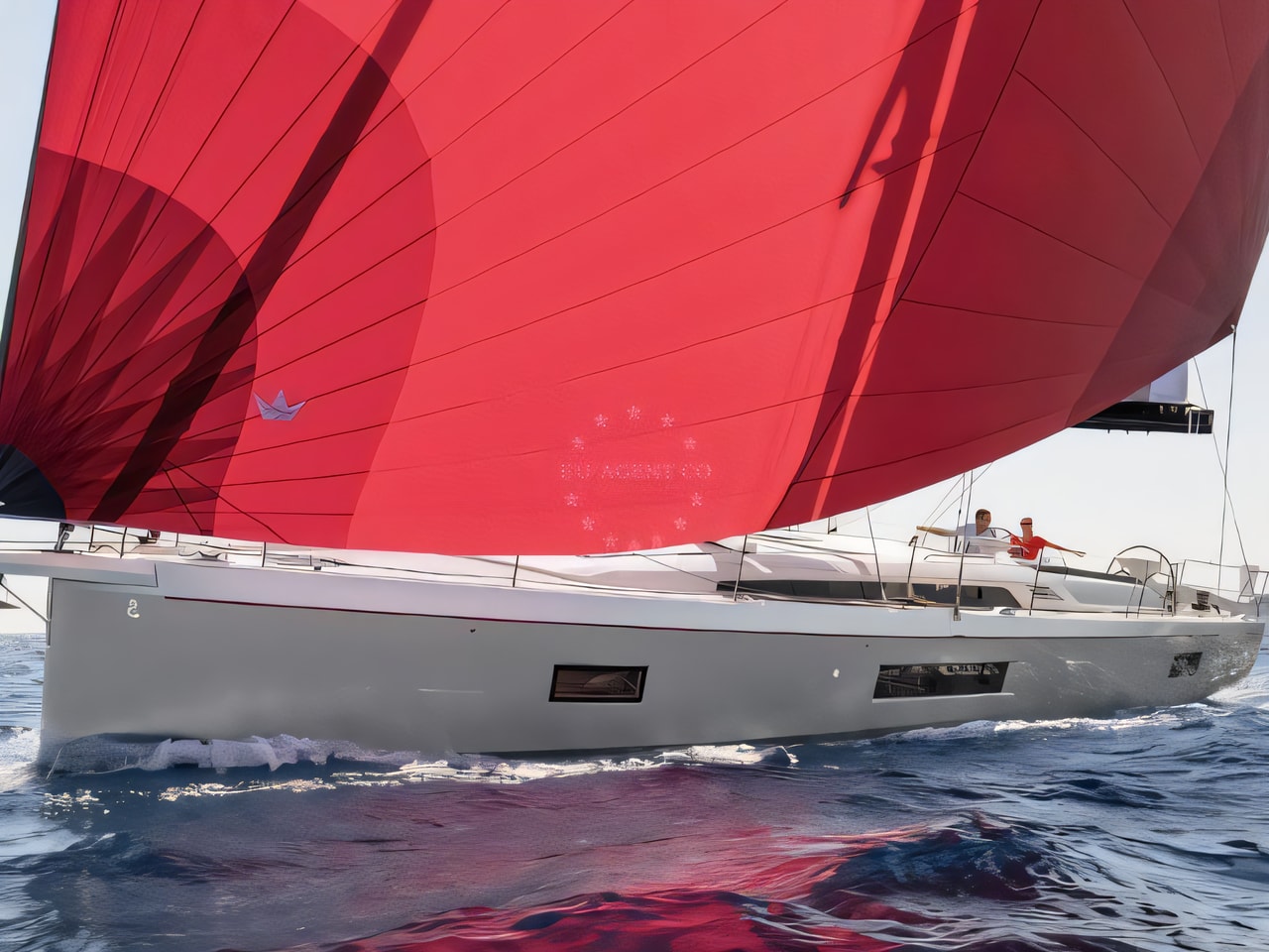 Exterior overview of Oceanis 51.1 sail boat for charter from Sukosan Marina Dalmacija in the Zadar sailing area Croatia