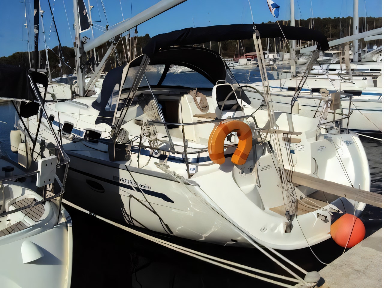 Bavaria 39 Cruiser sailing yacht for charter from Pula / Trget Port Istria / Kvarner sailing area Croatia