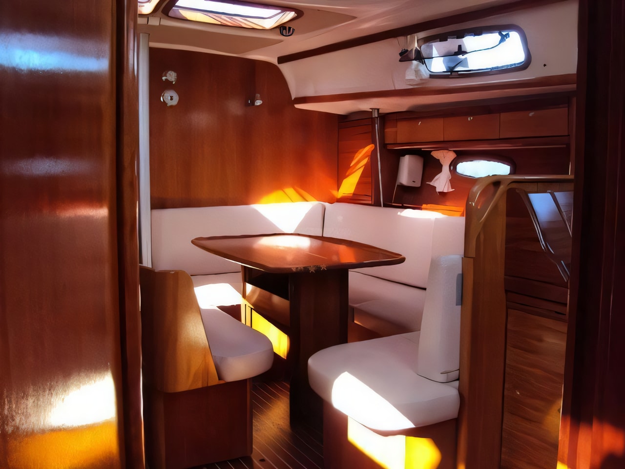 Bavaria 39 Cruiser yacht layout 3 cabins Croatia charter