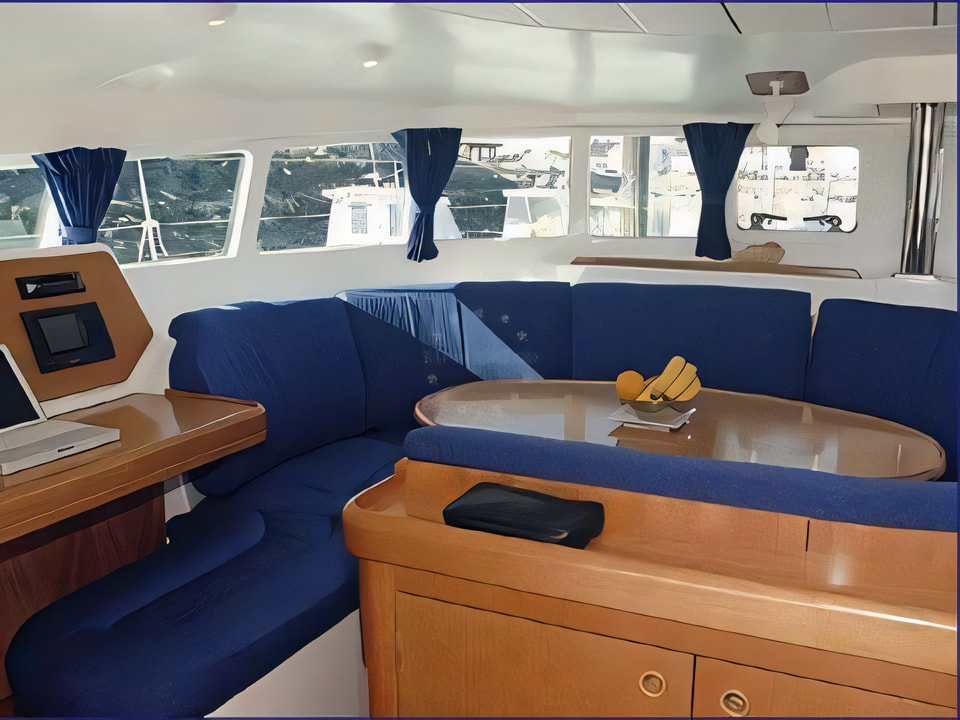 Interior of Lagoon 410 S2 catamaran with 5 cabins Croatia yacht charter