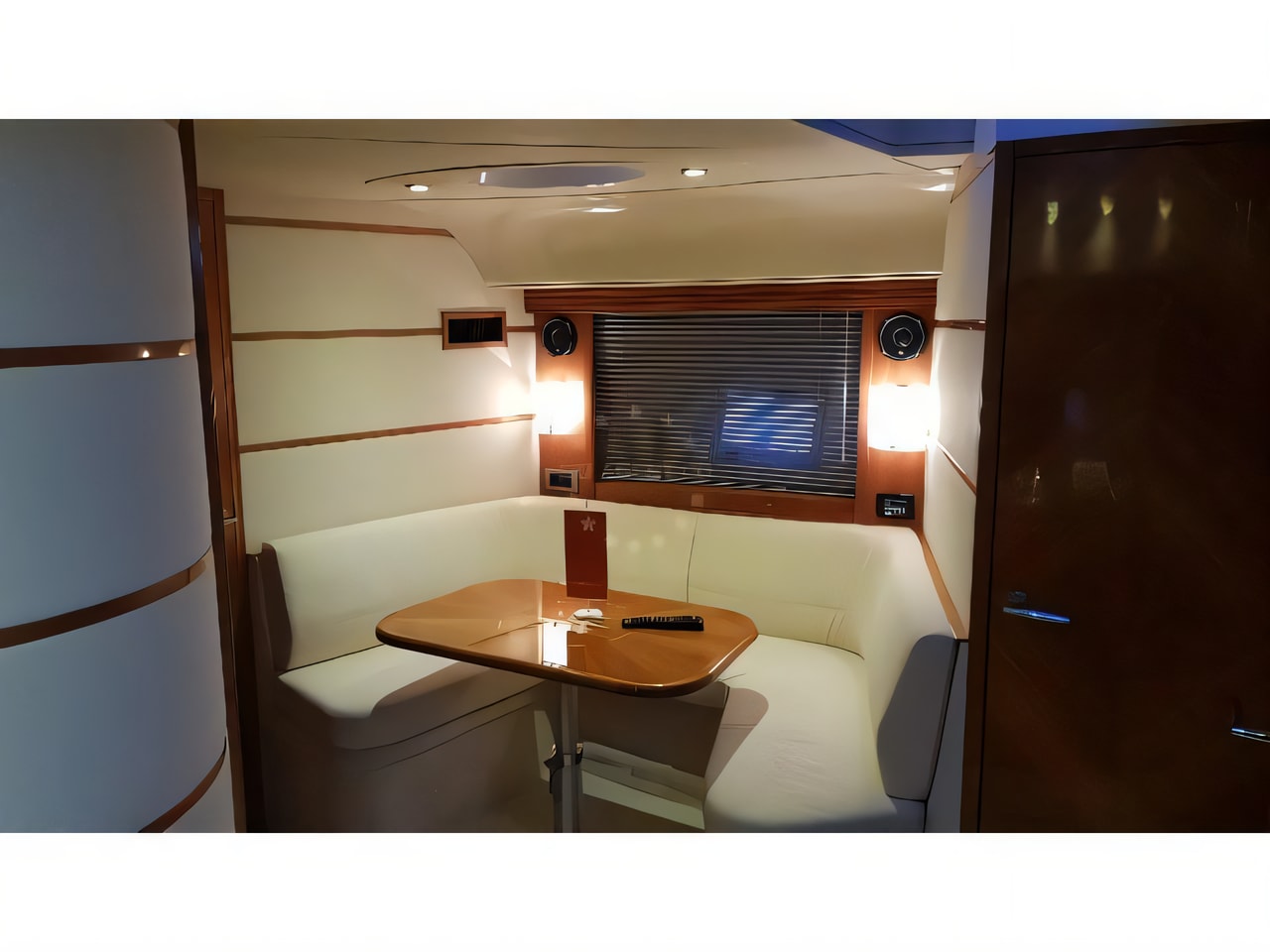 Layout of Focus Power 44 Hard Top motor boat with 3 cabins Croatia yacht charter