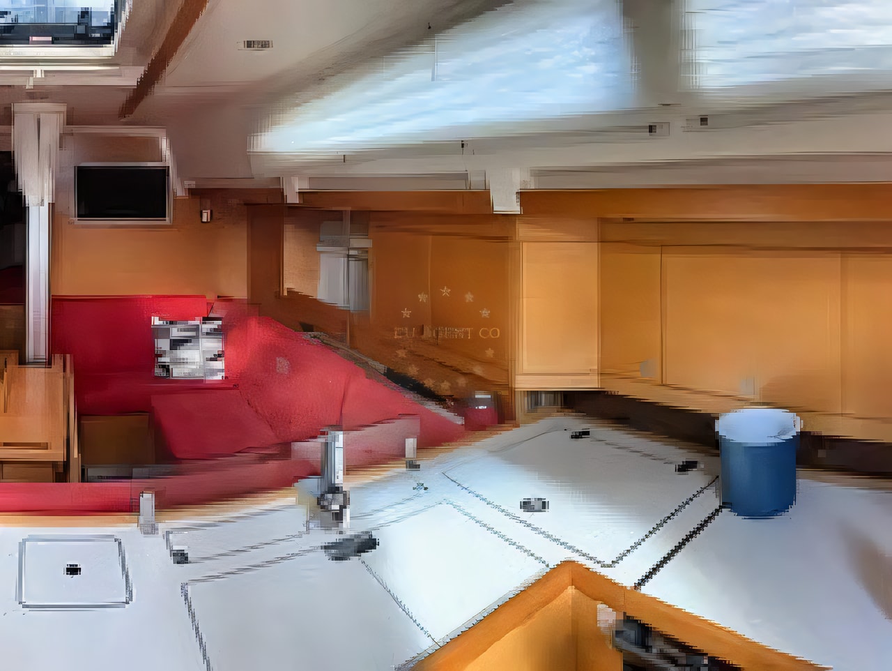 Layout of Elan 410 sail boat with 3 cabins Croatia yacht charter