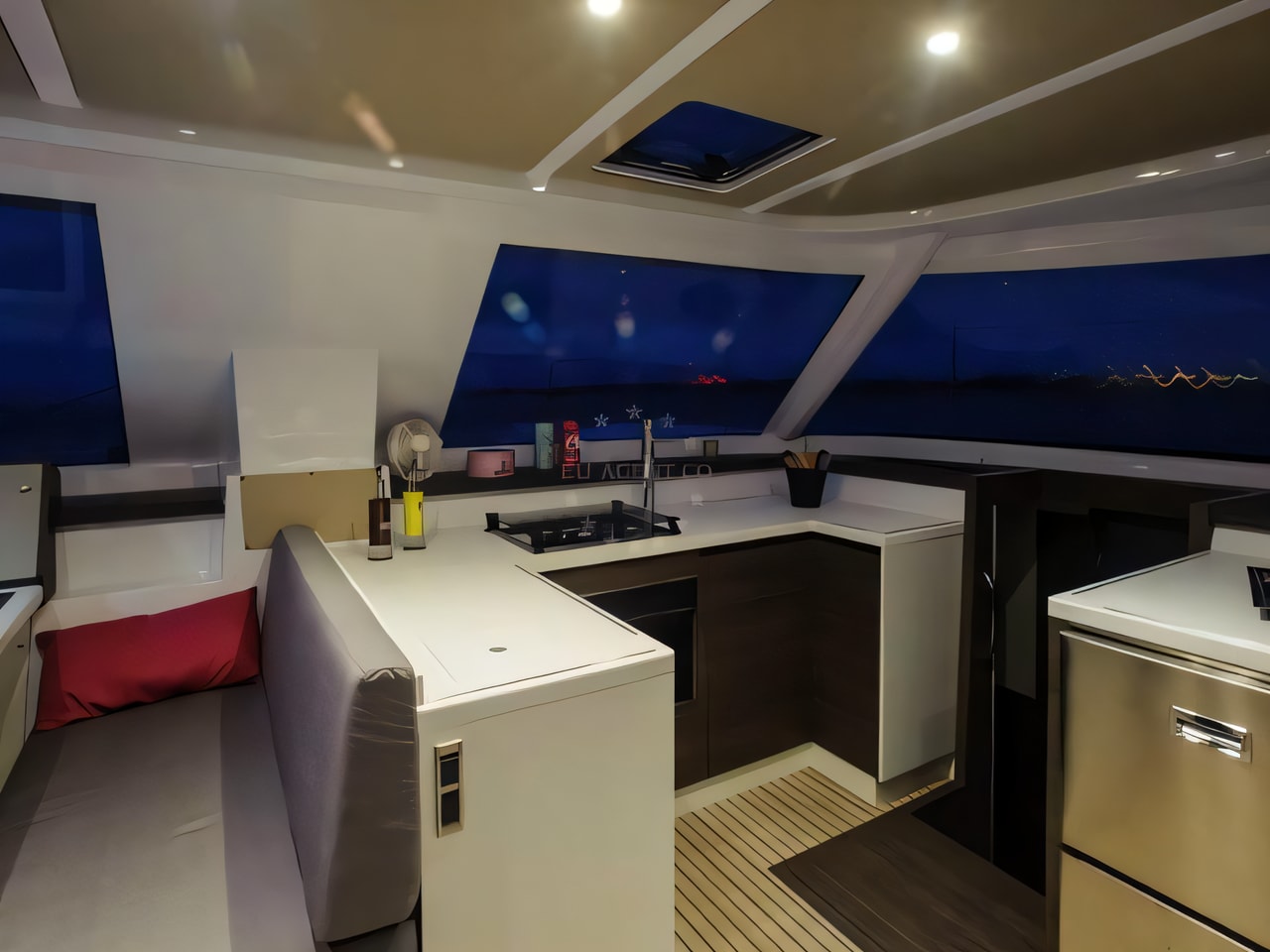 Nautitech Open 40 yacht layout 6 cabins Croatia charter