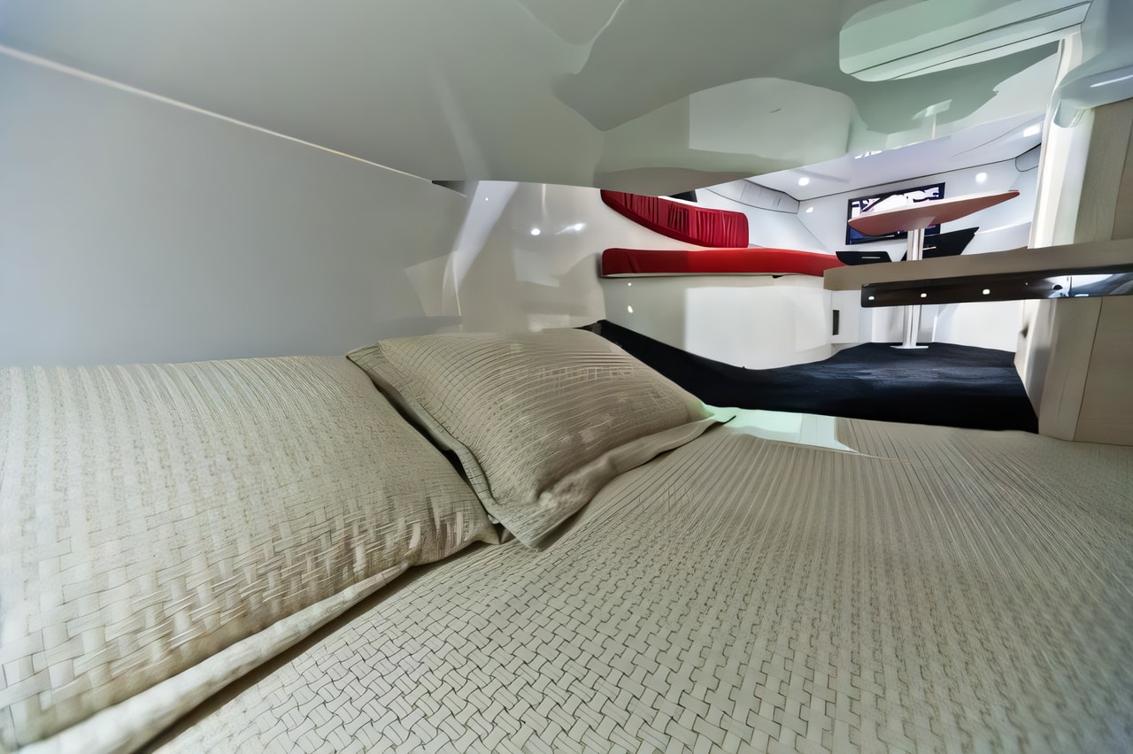 Layout of Salpa 24 GT motor boat with 1 cabins Croatia yacht charter