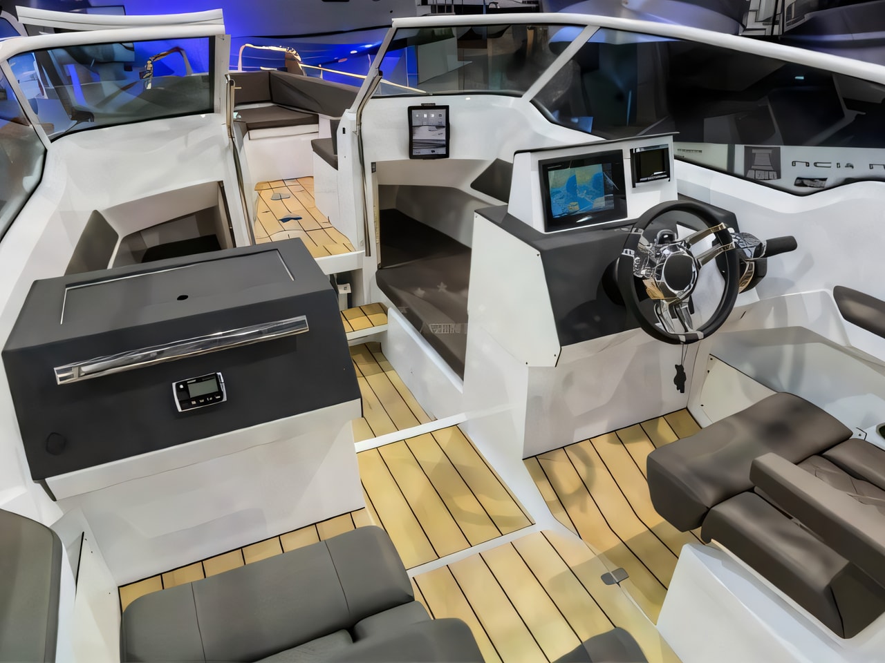 Axopar 24 HT yacht layout 0 cabins Croatia charter