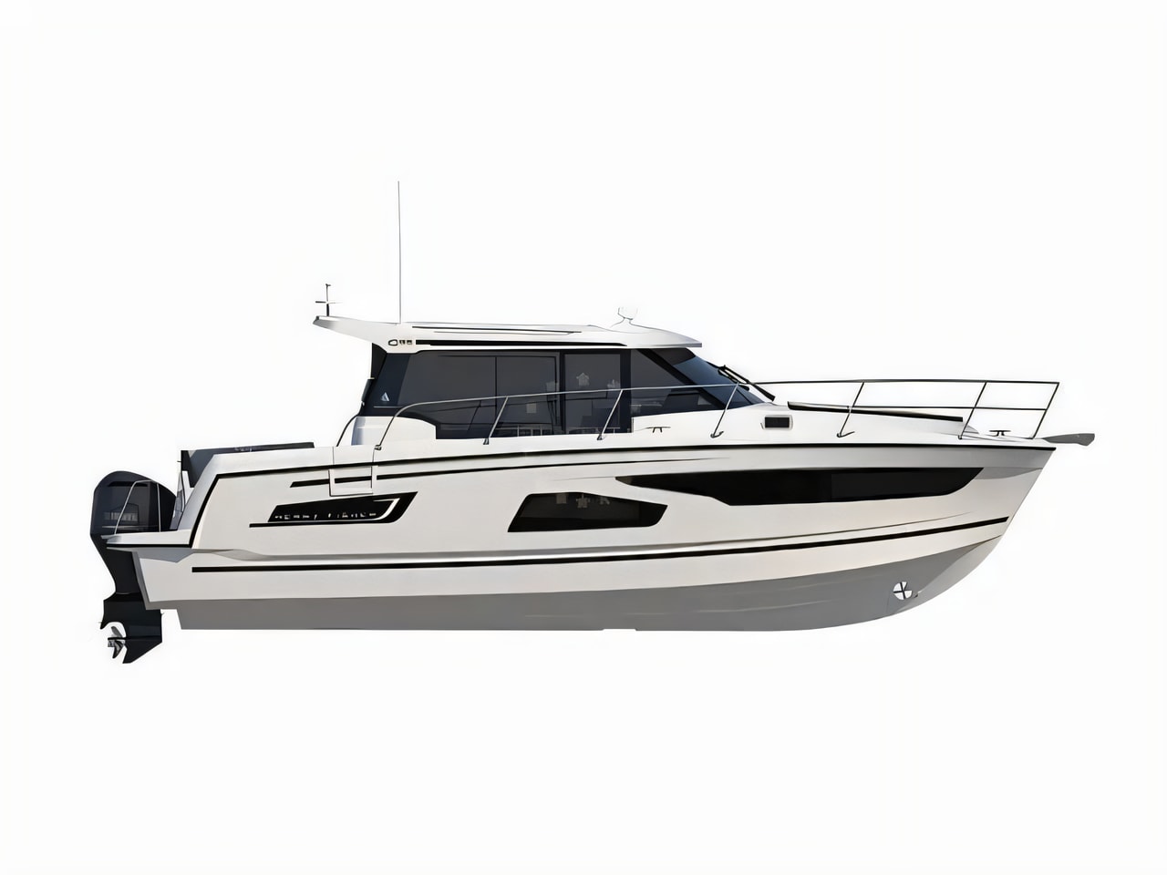 Interior of Merry Fisher 1095 motor boat with 3 cabins Croatia yacht charter