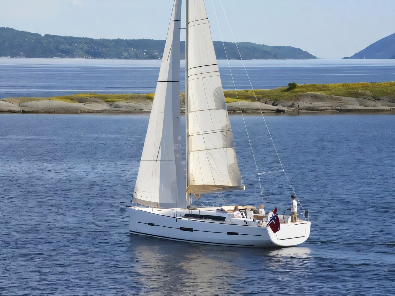 Dufour 412 GL sailing yacht for charter from Vodice / ACI Marina Vodice Kornati sailing area Croatia
