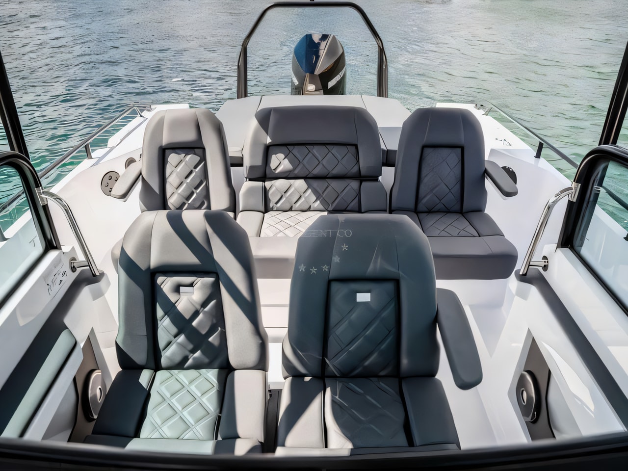 Axopar 28 T-Top yacht layout 1 cabins Croatia charter