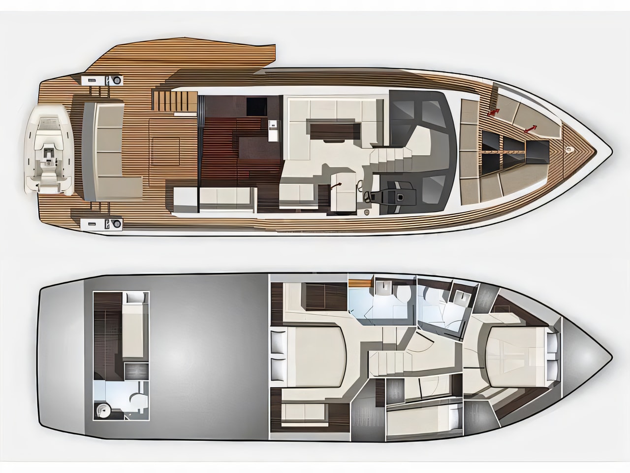 Galeon 500 Fly (CHAMP ATLANTIS) motor yacht for charter in Split, Croatia