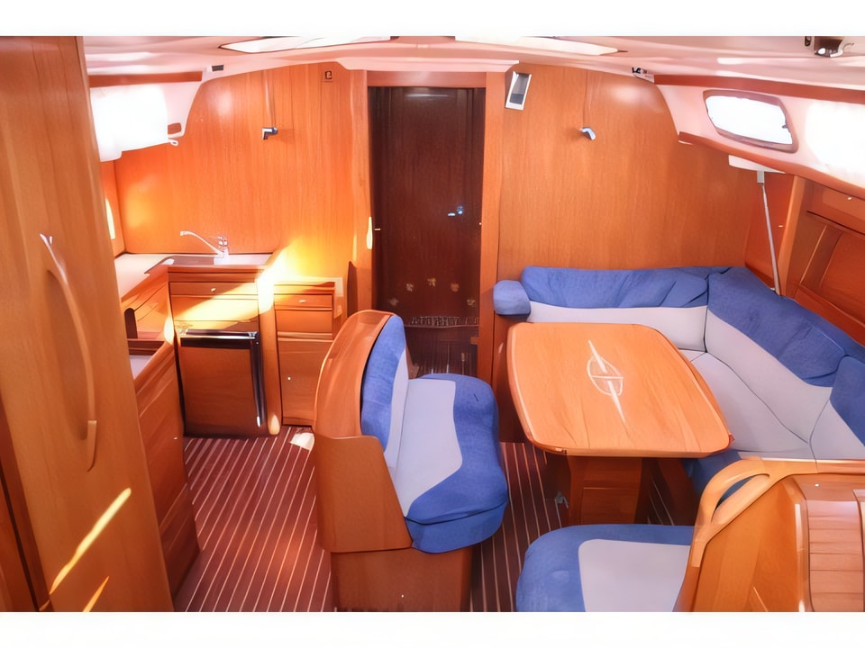 Interior of Bavaria 46 C sail boat with 4 cabins Croatia yacht charter