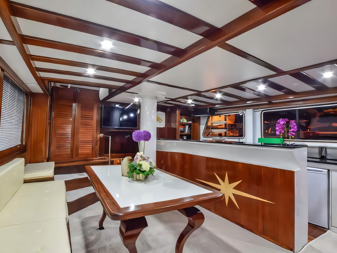 Layout of Gulet gulet or cruiser with 5 cabins Croatia yacht charter