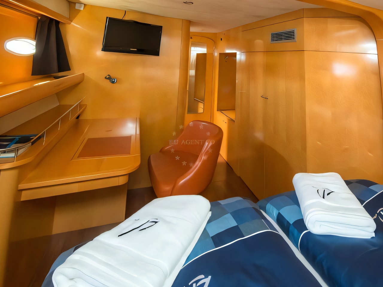 Eleuthera 60 yacht layout 4 cabins Croatia charter