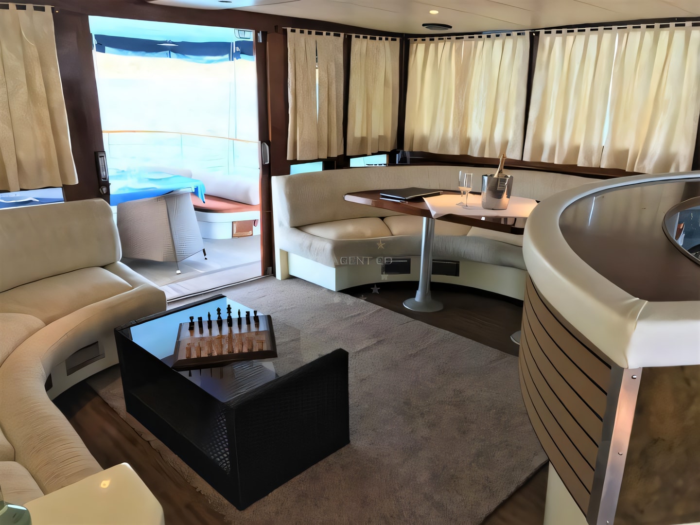 Interior of Gulet gulet or cruiser with 7 cabins Croatia yacht charter