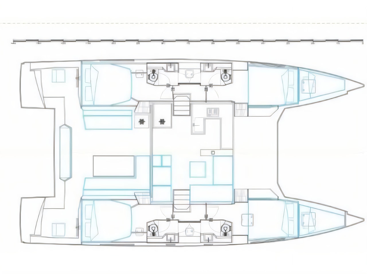 Nautitech 46 Fly catamaran in Biograd, Croatia