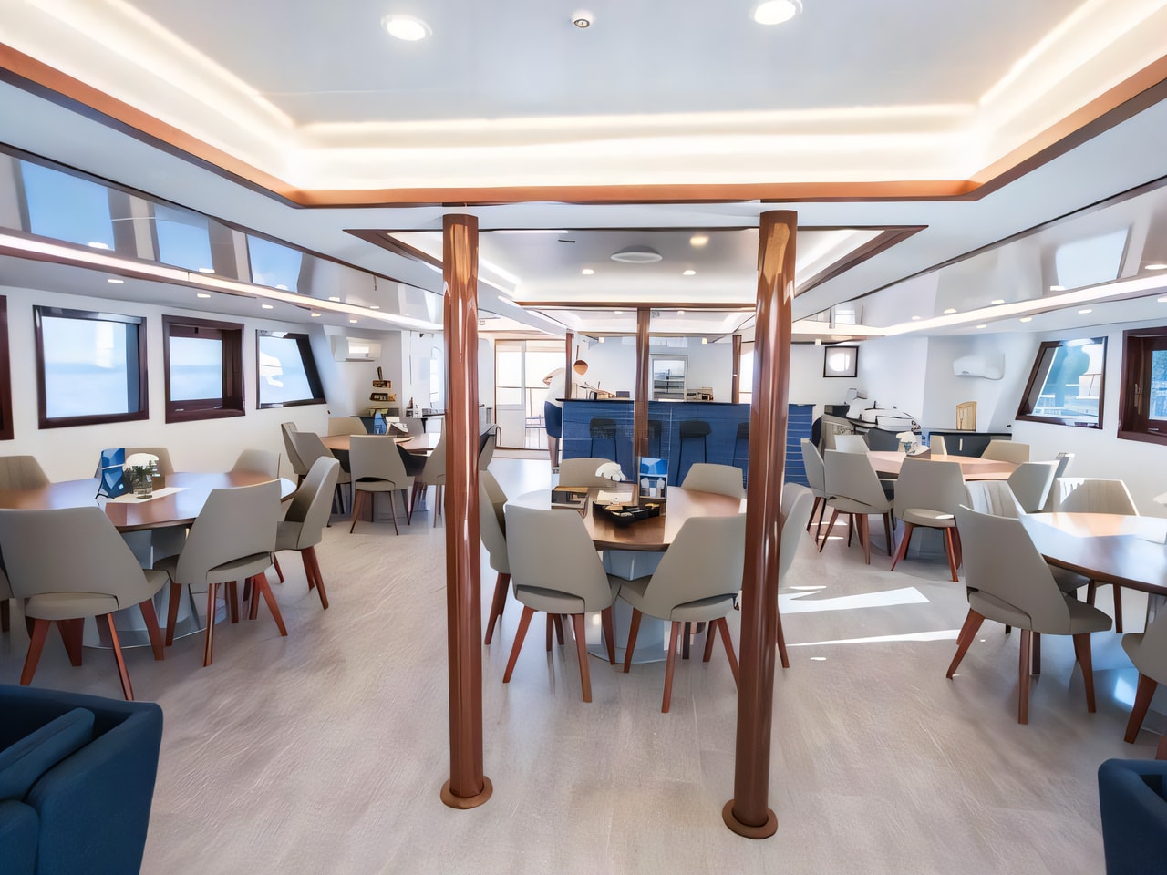 Motoryacht yacht layout 2 cabins Croatia charter