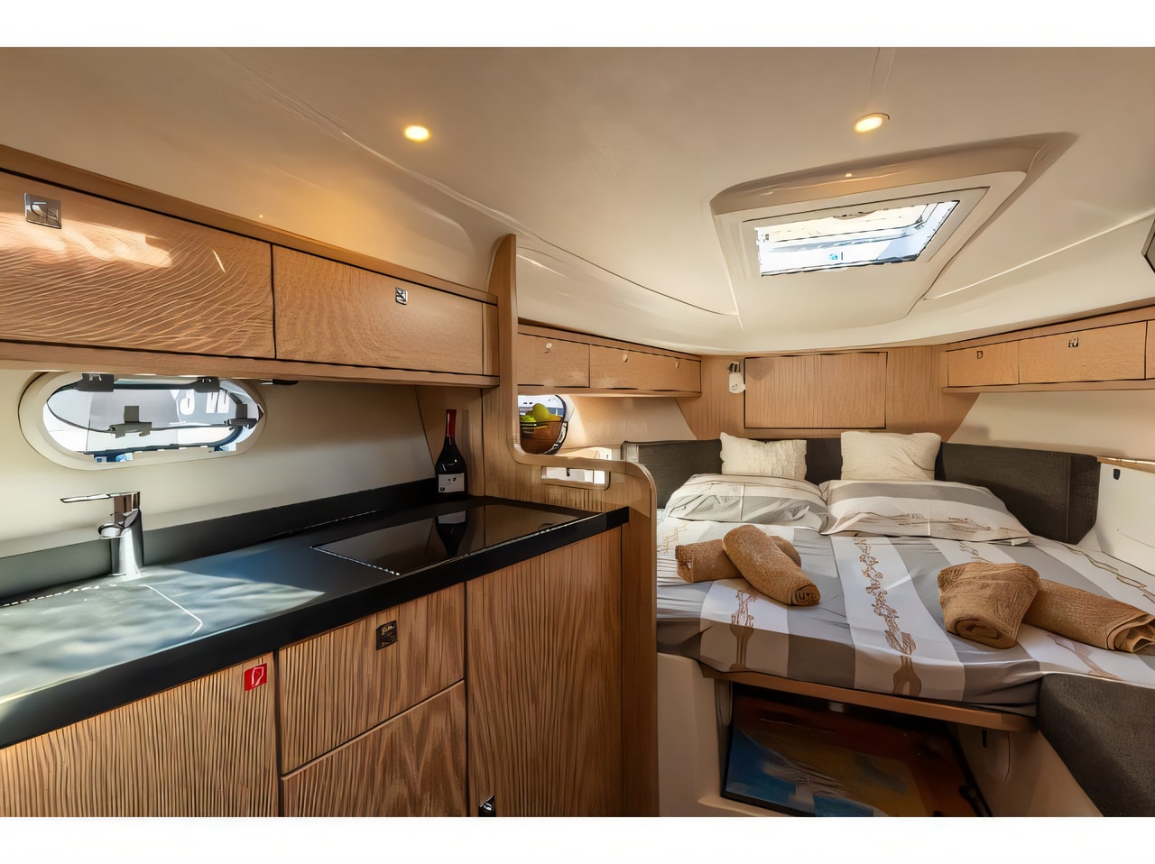 Bavaria 29 Sport yacht layout 1 cabins Croatia charter