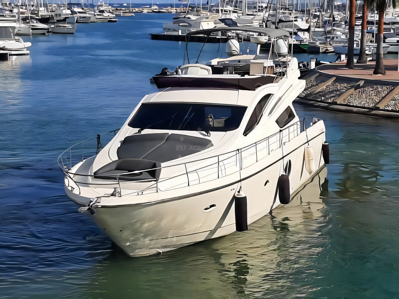 Exterior overview of Rodman Muse 54 motoryacht for charter from Seget Donji Marina Baotic in the Split sailing area Croatia