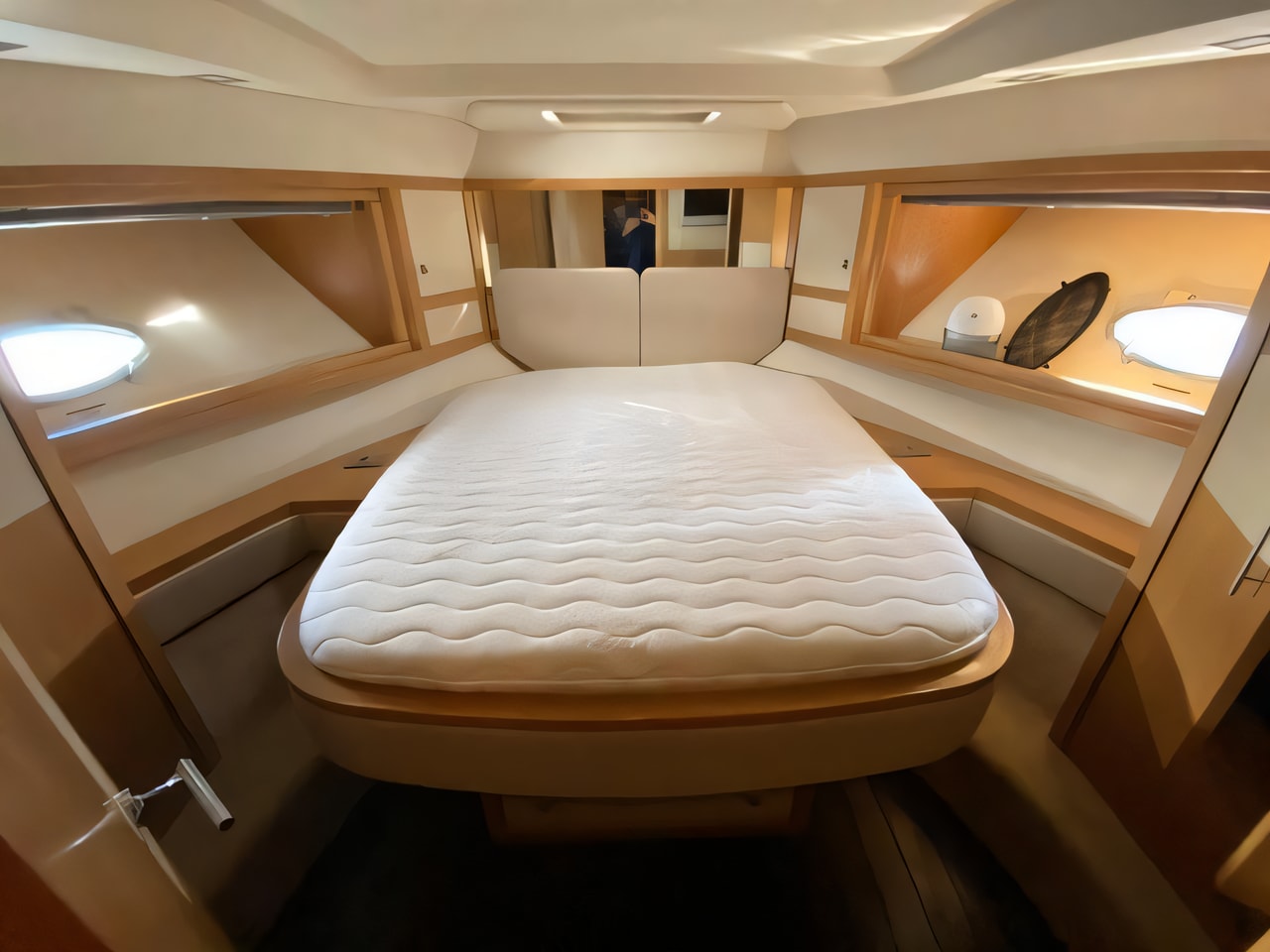 Layout of Rodman Muse 54 motoryacht with 3 cabins Croatia yacht charter