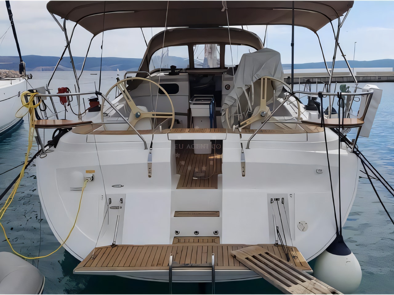 Elan 444 Impression sailing yacht for charter from Novi Vinodolski / Marina Novi Istria / Kvarner sailing area Croatia
