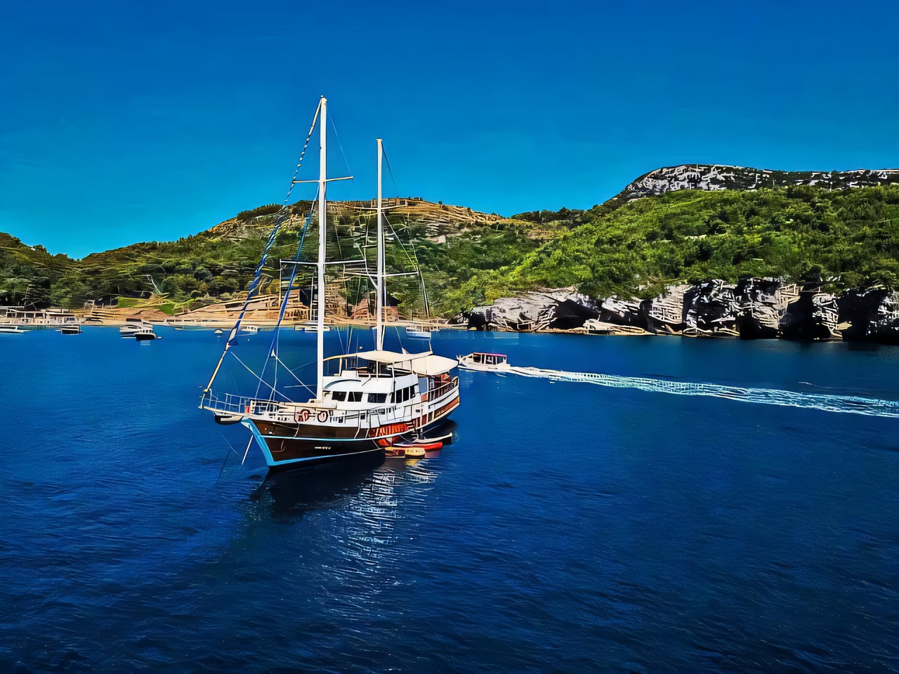Yacht charter at Sibenik Port
