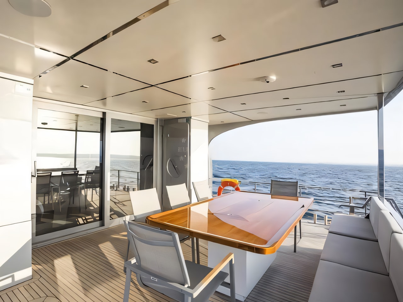 Layout of Timeless 78 motoryacht with 6 cabins Croatia yacht charter