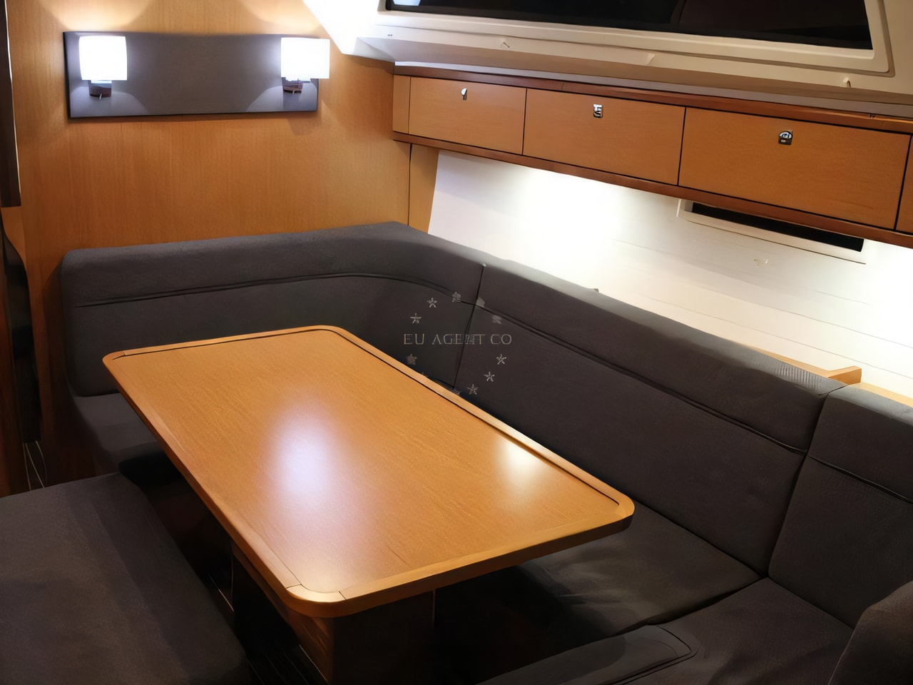 Layout of Bavaria Cruiser 41 sail boat with 3 cabins Croatia yacht charter