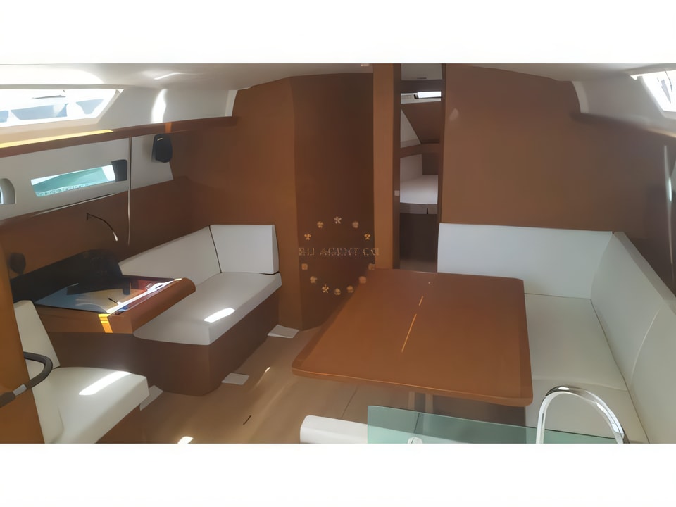 Interior of Sun Odyssey 449 sail boat with 4 cabins Croatia yacht charter