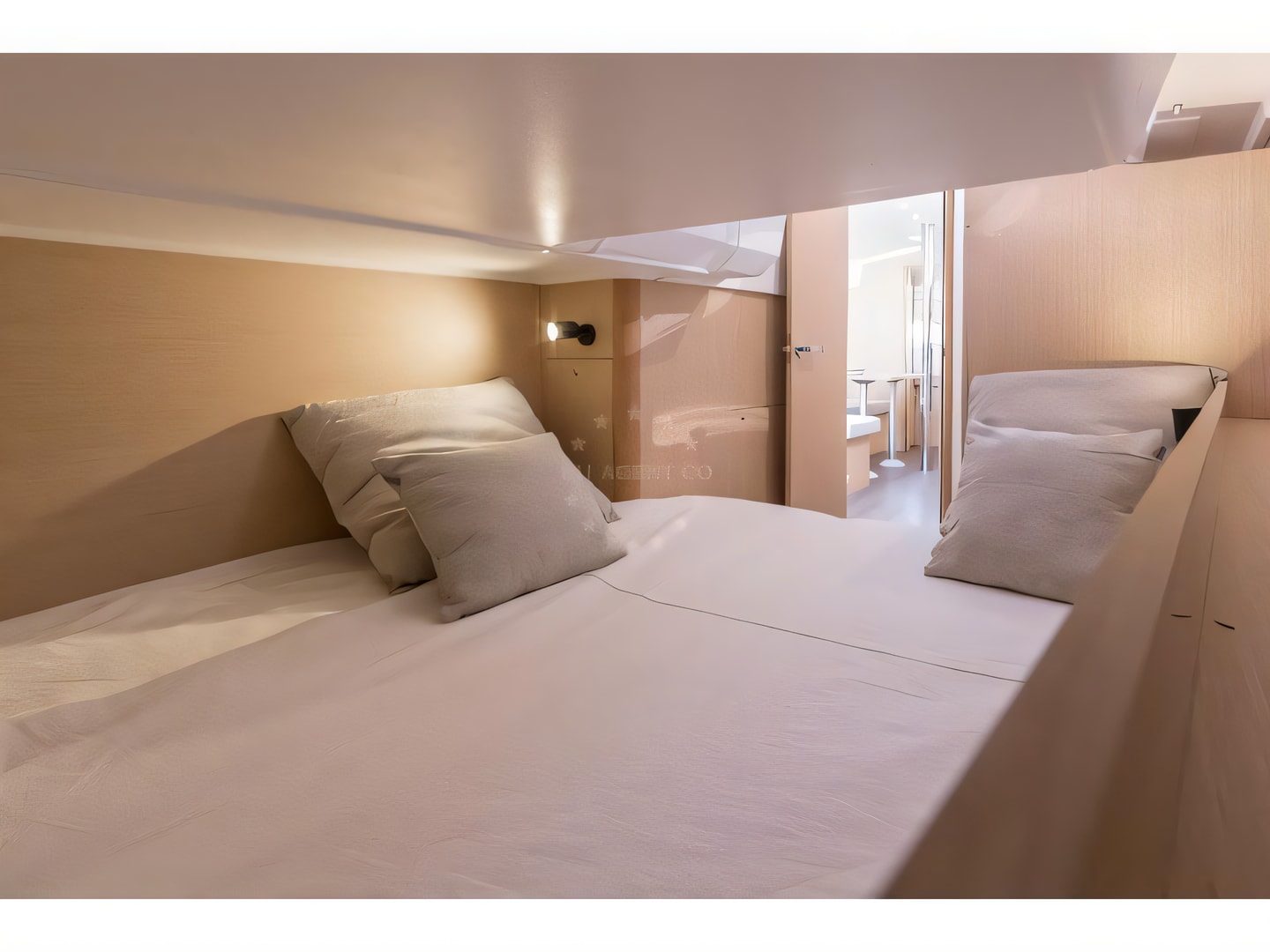 Interior of Oceanis 38.1 sail boat with 3 cabins Croatia yacht charter
