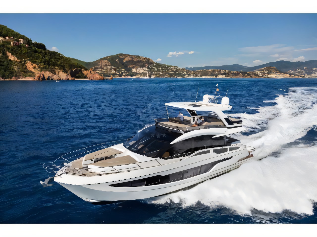 Galeon 640 Fly motor boat for charter from Seget Donji / Marina Baotic Split sailing area Croatia