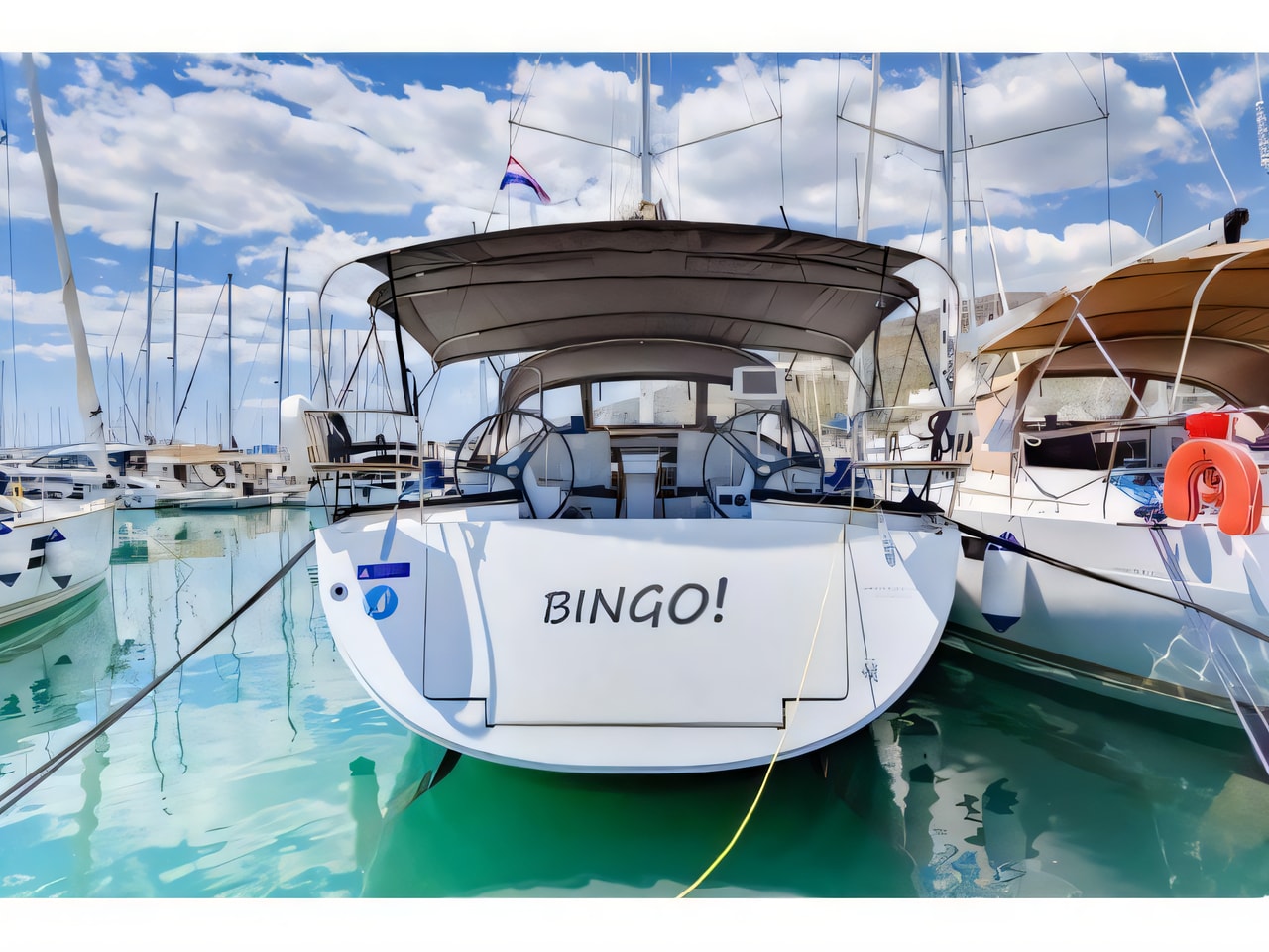 Elan 50 Impression (5+1) sailing yacht for charter from Trogir / SCT Marina Trogir Split sailing area Croatia