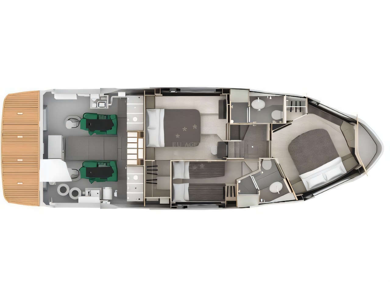 Absolute 47 Fly motor yacht for charter in Croatia