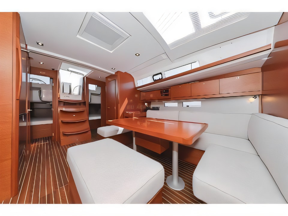 Interior of Dufour 460 Grand Large - 5 cabins sail boat with 5 cabins Croatia yacht charter