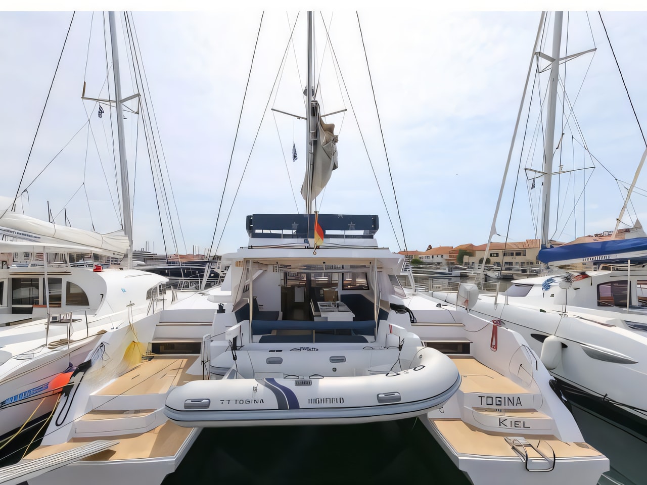 Nautitech 46 Fly catamaran for charter from Rogoznica / Marina Frapa Sibenik sailing area Croatia