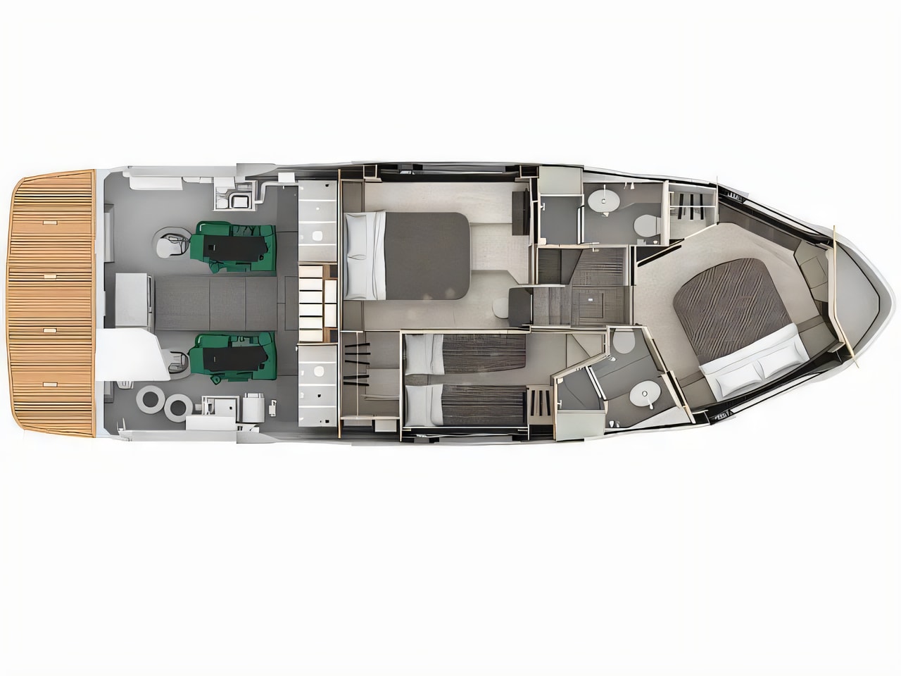Absolute 47 Fly motor yacht for charter in Croatia