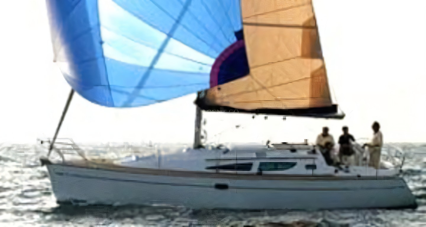 Exterior overview of Bavaria Cruiser 46 sail boat for charter from Trogir ACI Marina in the Split sailing area Croatia