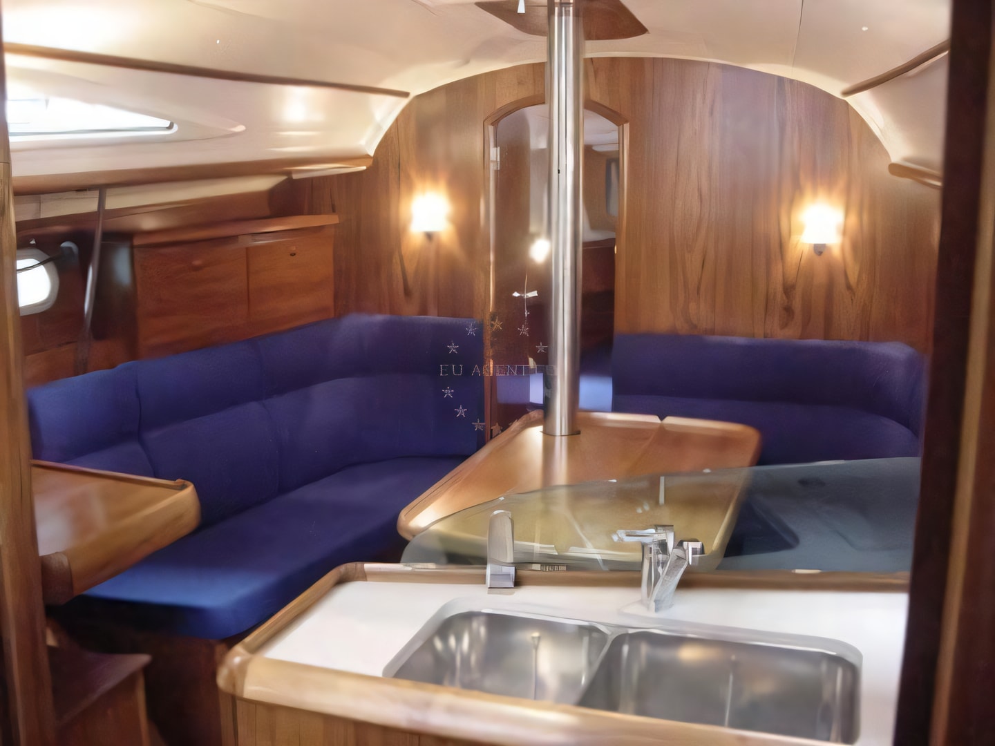 Interior of Bavaria Cruiser 46 sail boat with 4 cabins Croatia yacht charter
