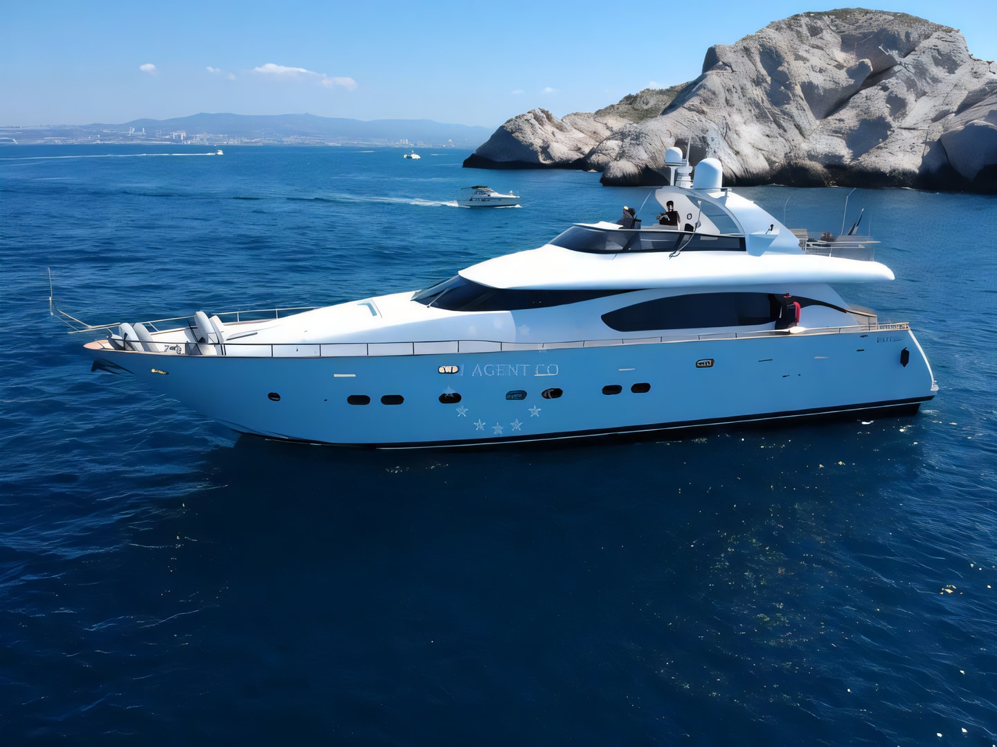 Exterior overview of Maiora 23 S motoryacht for charter from Split ACI Marina in the Split sailing area Croatia