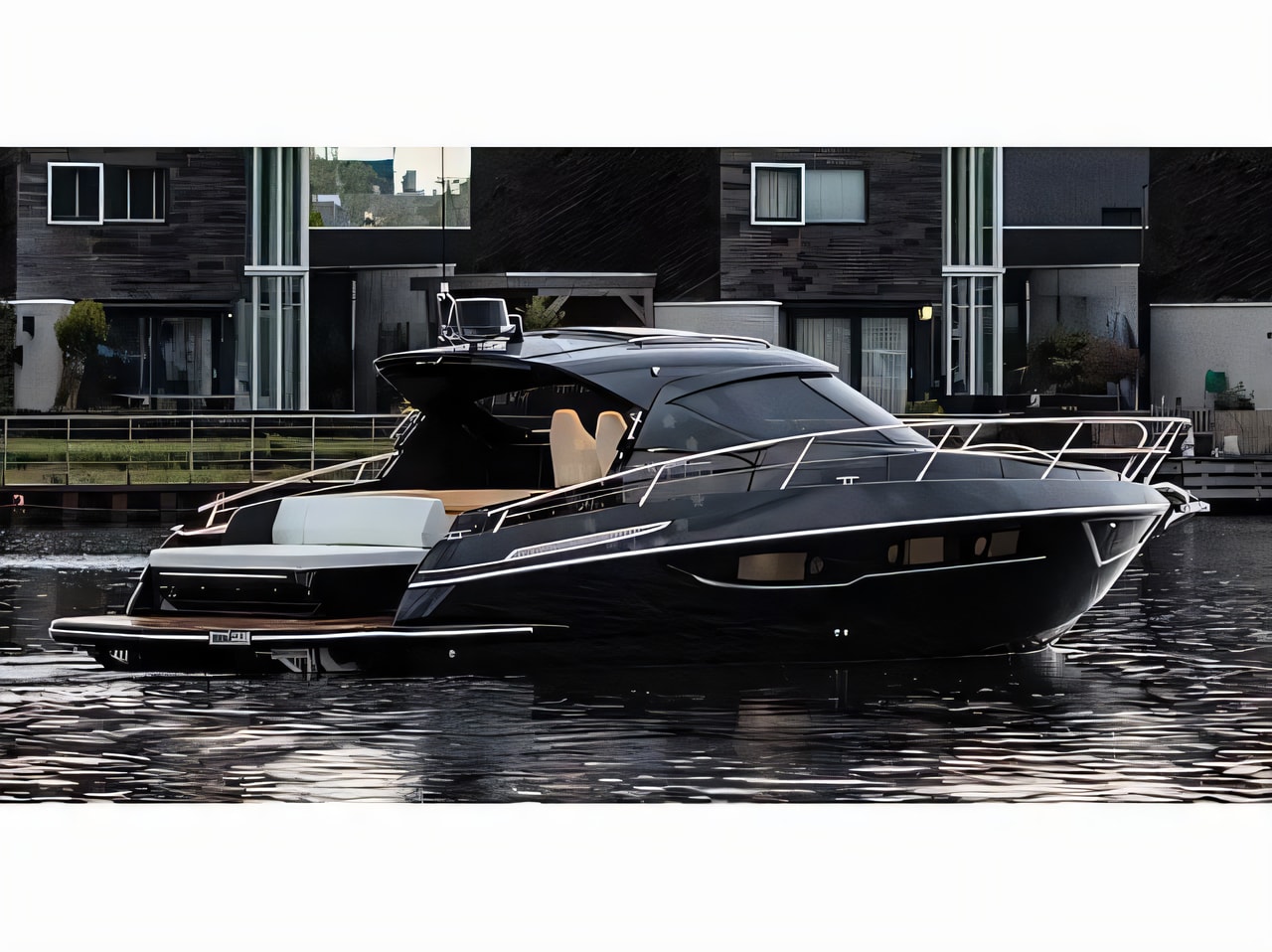 Exterior overview of Focus Power 36 Hard Top motoryacht for charter from Sukosan Marina Dalmacija in the Kornati sailing area Croatia