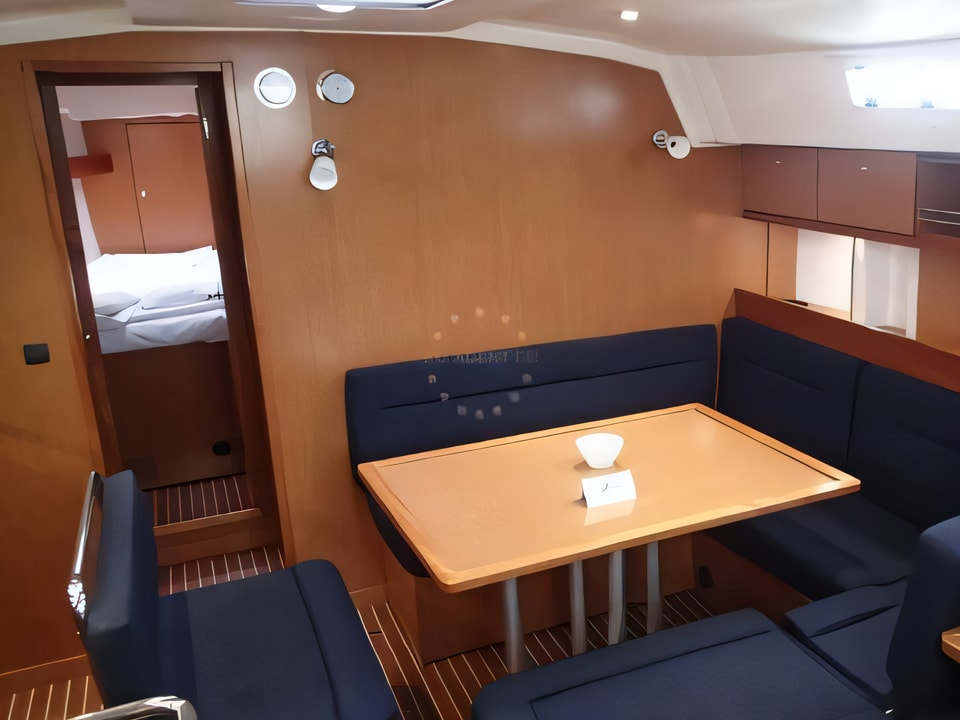 Interior of Bavaria 45 Cruiser sail boat with 4 cabins Croatia yacht charter