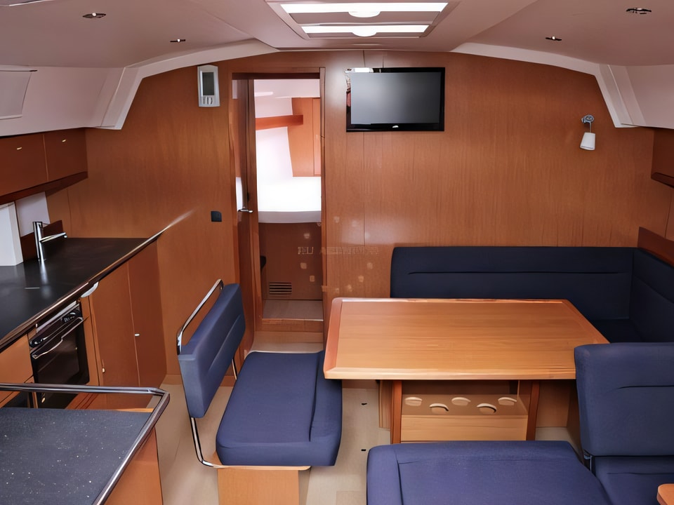 Interior of BAVARIA C 45 BT sail boat with 4 cabins Croatia yacht charter