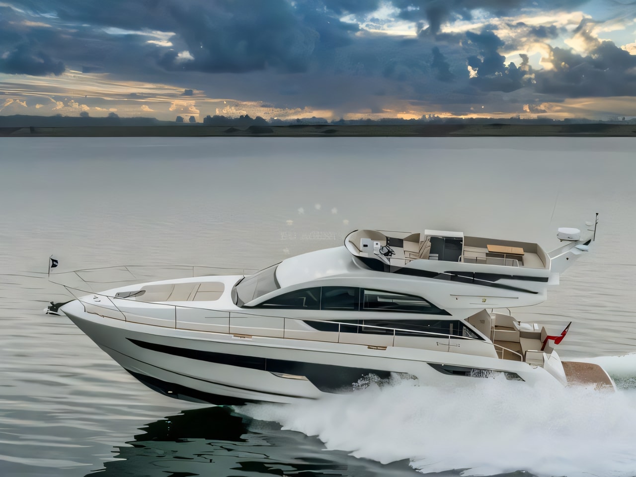 Fairline Squadron 50 motor boat for charter from Seget Donji / Marina Baotic Split sailing area Croatia