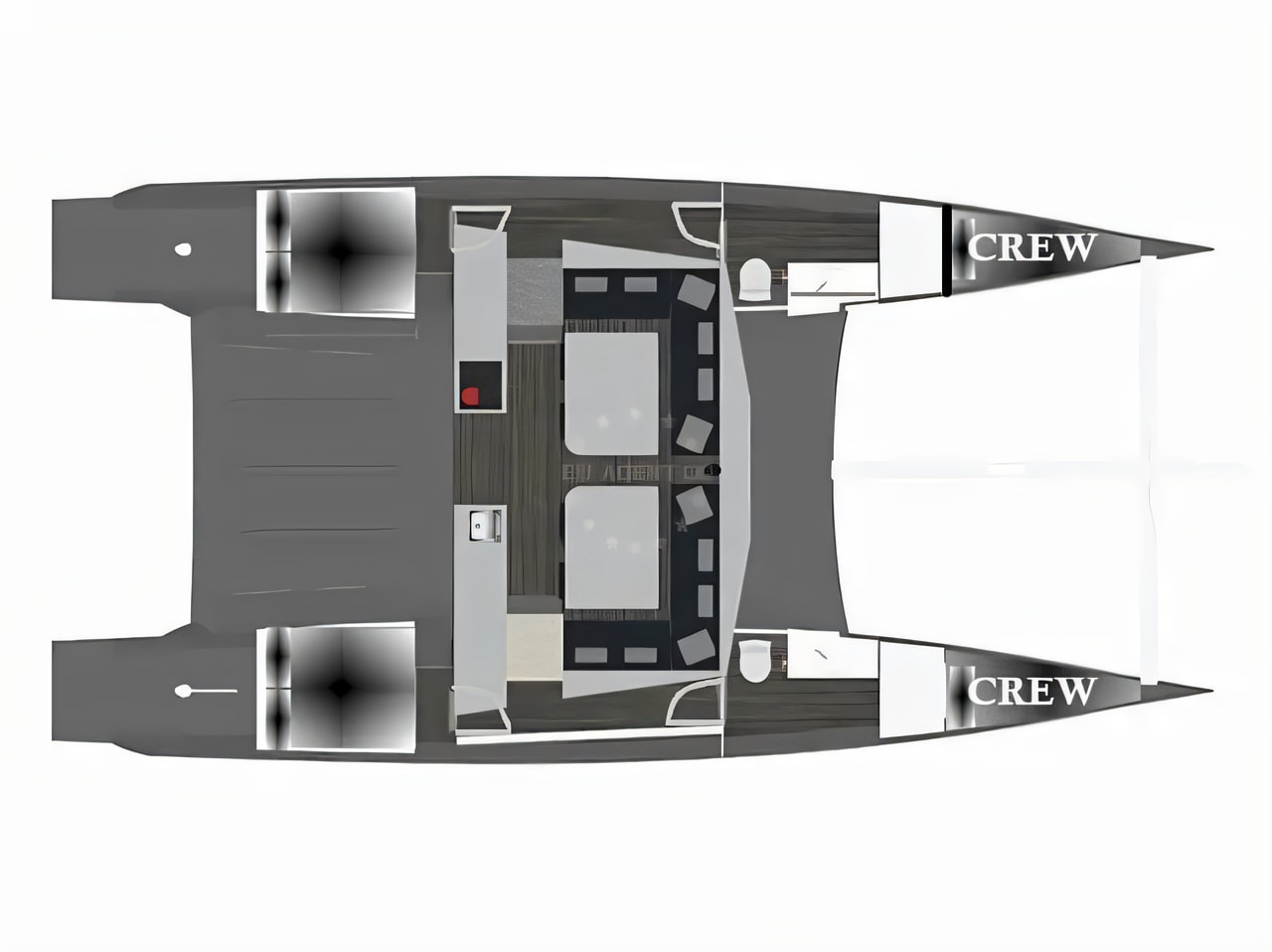 Luna 47 Power catamaran for charter from Split, Croatia
