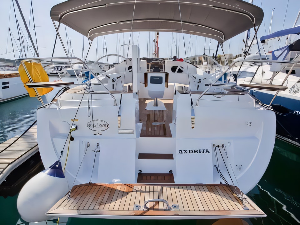 Elan 444 Impression sailing yacht for charter from Sibenik / Marina Mandalina Sibenik sailing area Croatia