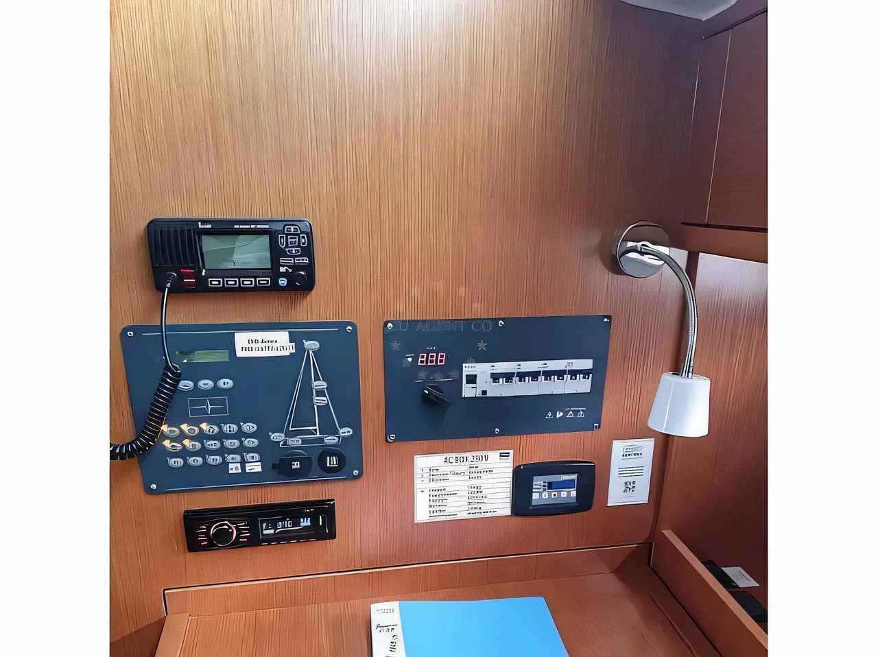 Layout of Bavaria Cruiser 37 sail boat with 3 cabins Croatia yacht charter